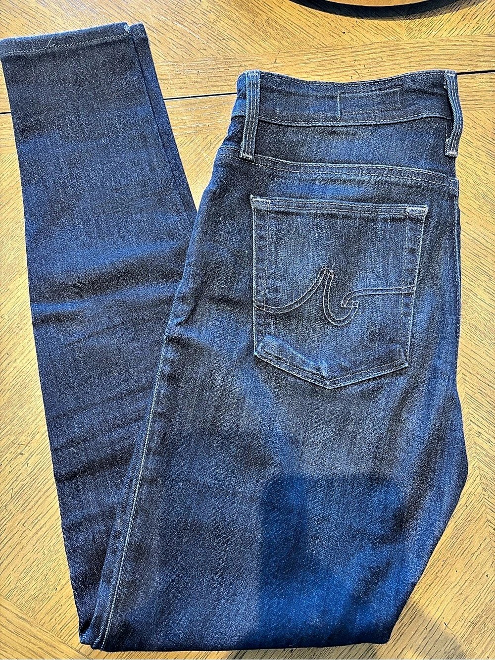 Adriano Goldschmied Farrah High-Rise Skinny Jeans in Blue Waist 26R